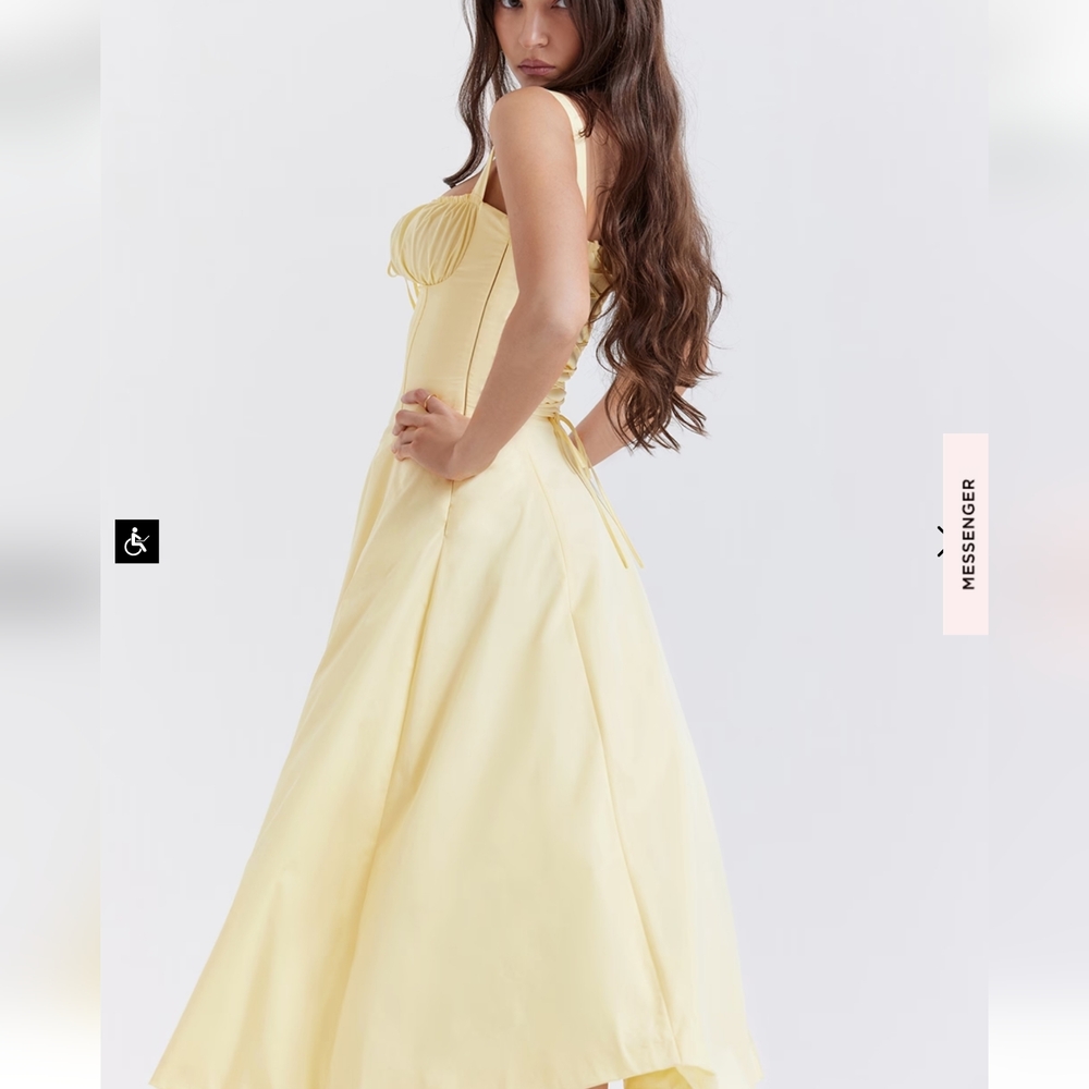 House of CB Carmen Buttercup Bustier Sundress - Picture 4 of 16